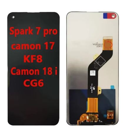 Tecno Spark 7 Pro Camon 17 Camon18i KF8 Display