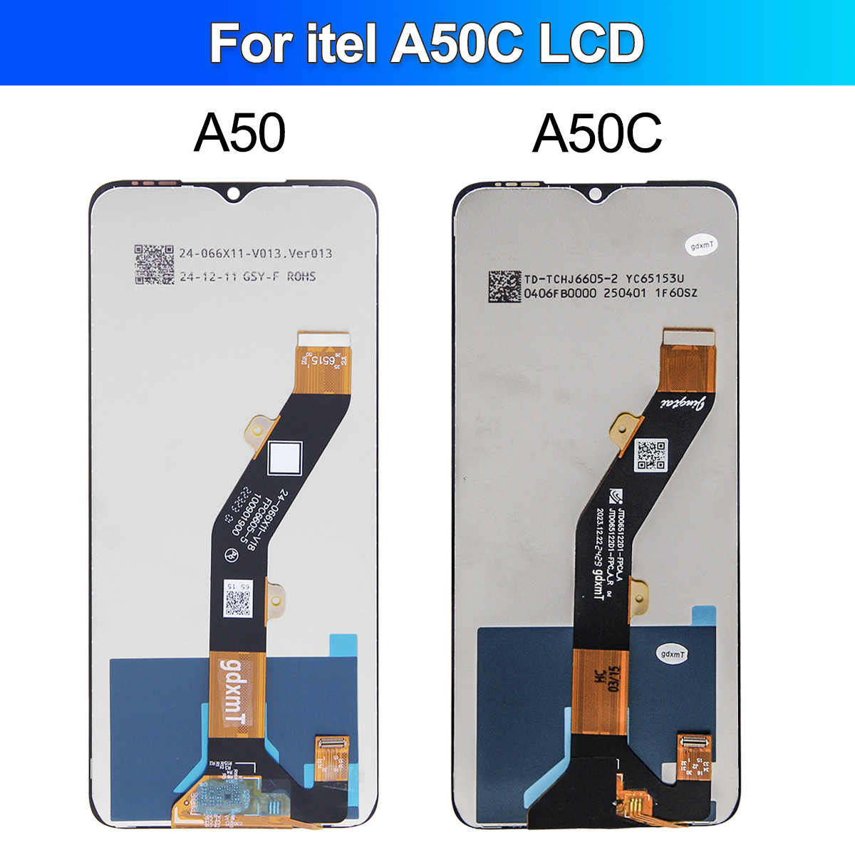 Itel A50C Display